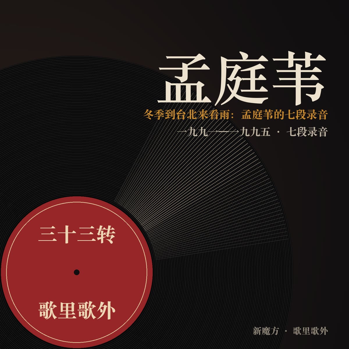 冬季到台北来看雨：孟庭苇的七段录音 封面