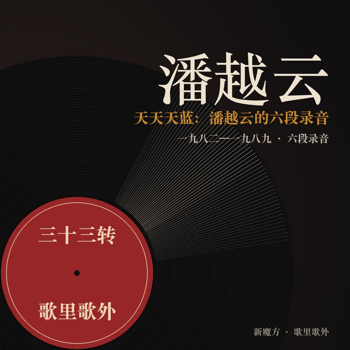天天天蓝：潘越云的六段录音 封面