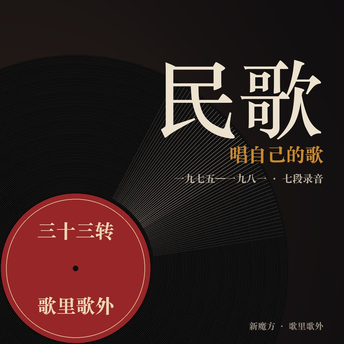 唱自己的歌：台湾民歌运动的七段录音，一九七五到一九八一 封面