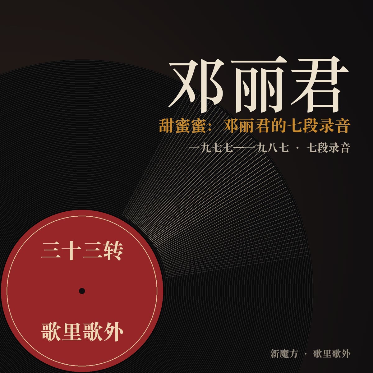 甜蜜蜜：邓丽君的七段录音 封面