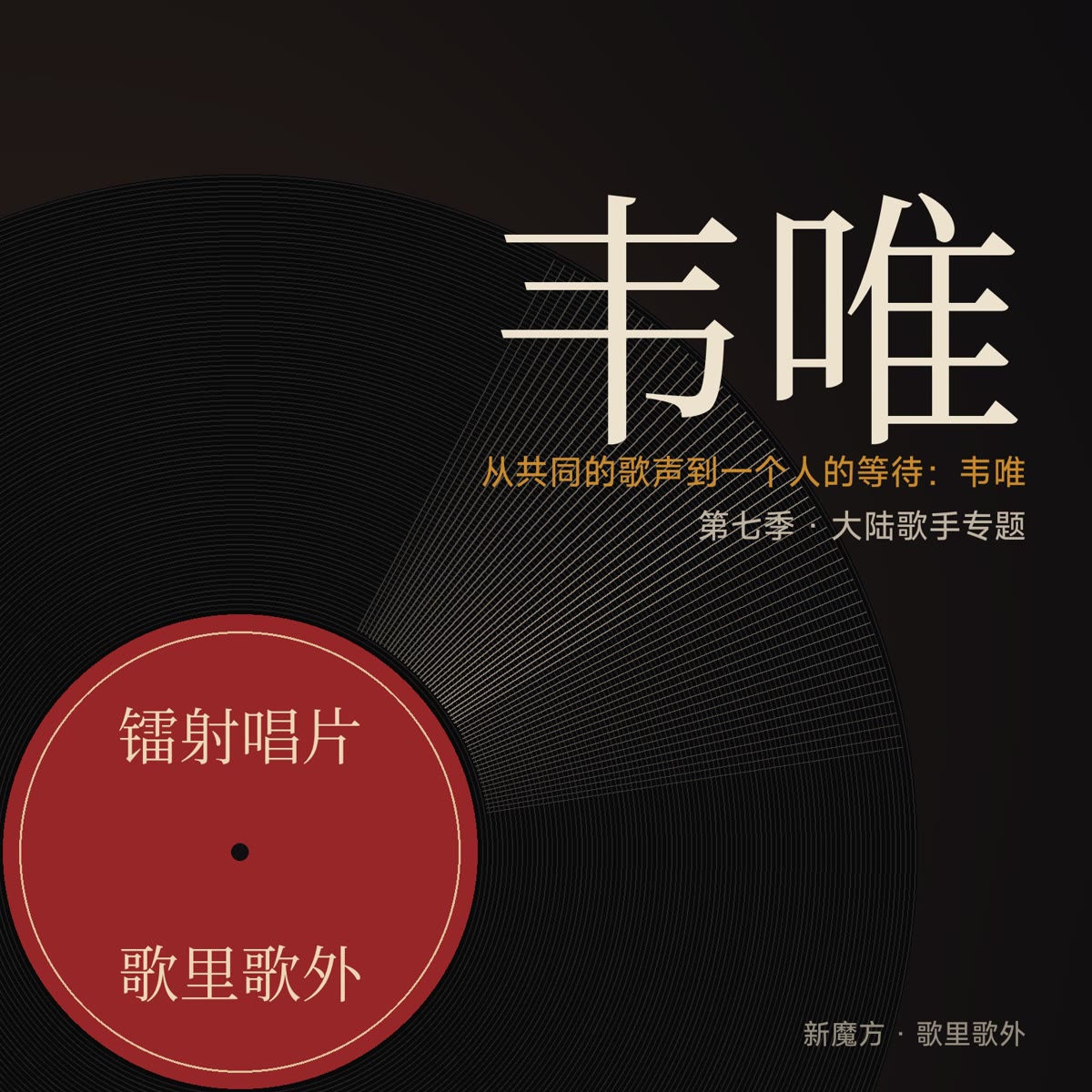从共同的歌声到一个人的等待：韦唯 封面